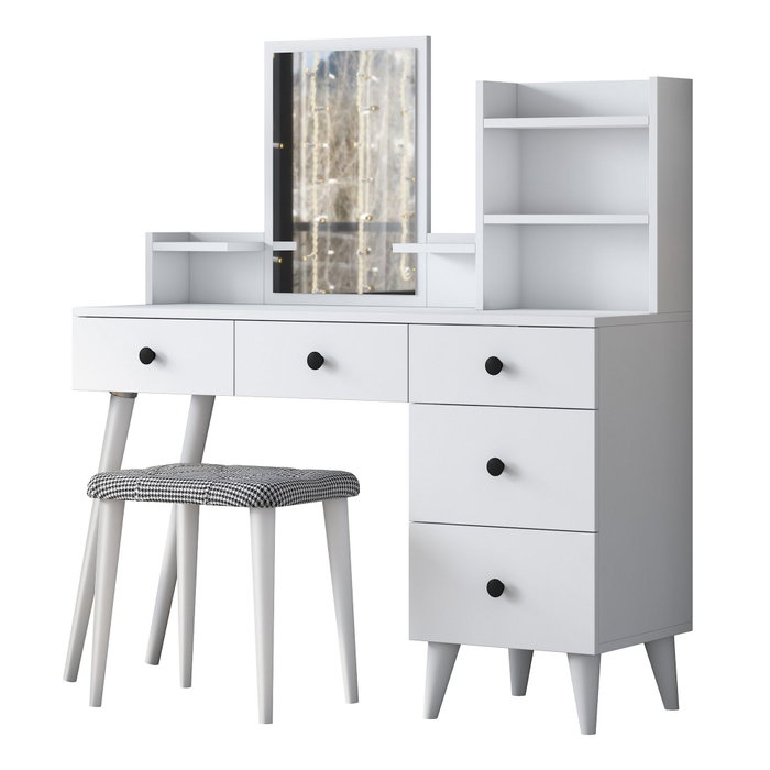 Hanah Home BJ101 - 2294 Mesa de Maquillaje Blanca